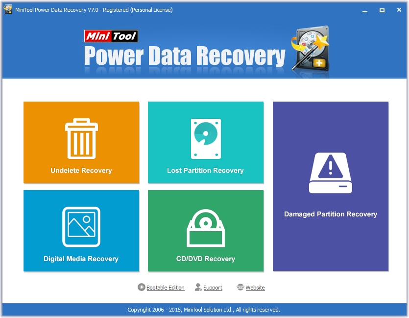MiniTool Power Data Recovery Personal - бесплатная лицензия