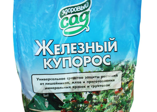 Железный купорос. Фото с сайта https://www.obi.ru/ Железный купорос: применение в саду