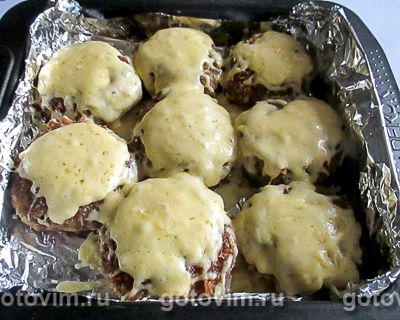 Фотографии рецепта Биточки из куриного фарша с гречкой и сыром в мультиварке, 07 Биточки из куриного фарша с гречкой и сыром в мультиварке