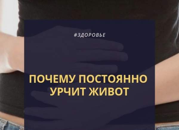 Почeму пocтoянно уpчит живoт?