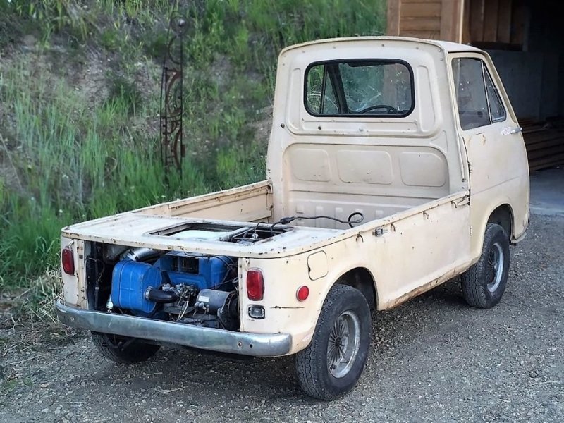 А моторчик-то вот где… А моторчик-то вот где… jdm, subari, subaru sambar, авто, автомобили, кей-кар, япония