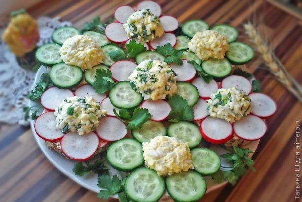 Закуска "Весенние цветы" Закуска "Весенние цветы"