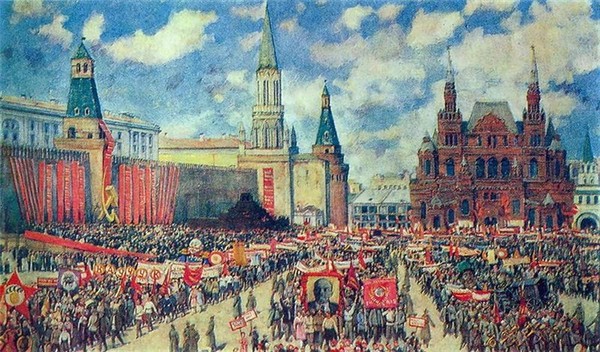 Первомай в картинах советских художников. Первомай в картинах советских художников.