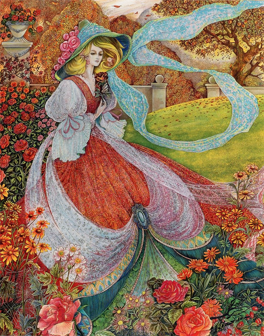 Сказка в картинах от британской художницы — иллюстратора Pamela Colebourn.