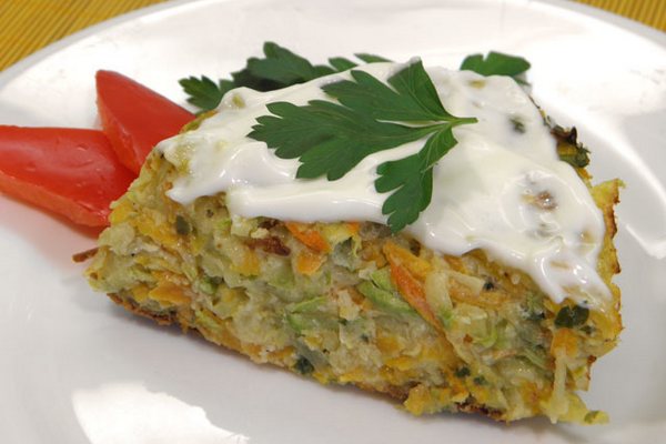 Еврейский овощной кугель Еврейский овощной кугель
