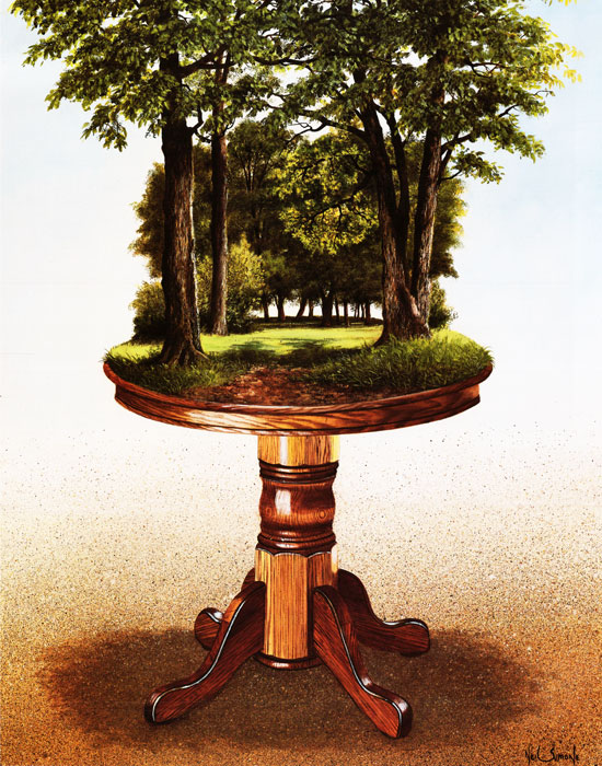 The Oakwood Table (30cm x 38cm)