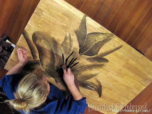 Using-Wood-Stain-to-make-ARTWORK-Saw (500x375, 142Kb)