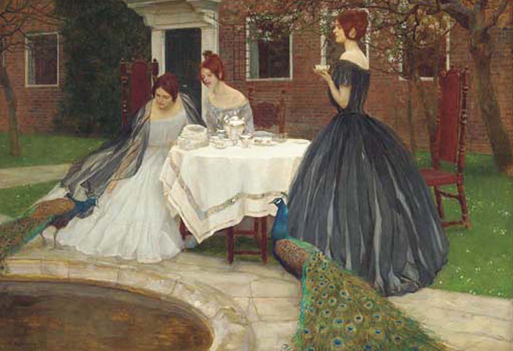 Страсть её таилась молча... Британский художник Leonard Campbell Taylor (1874 - 1969)