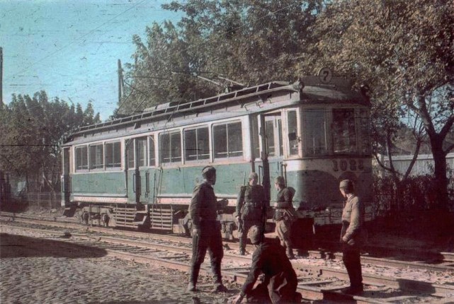 Оккупированный Киев. Цветные фото Оккупированный Киев. Цветные фото