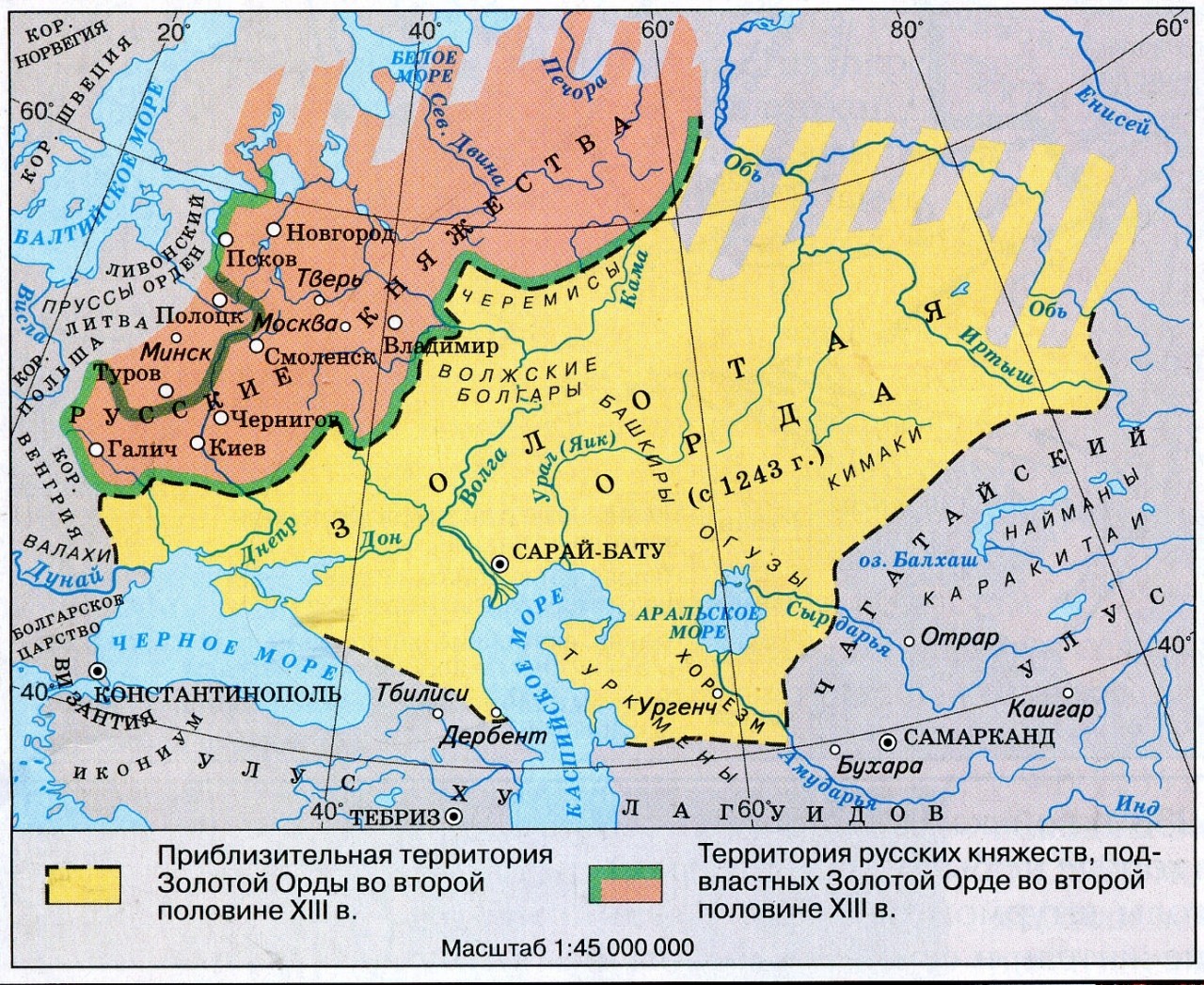 Карта русских земель