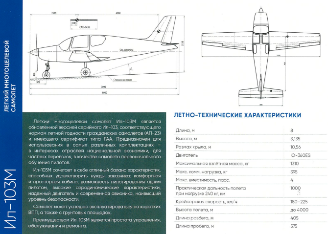 САМОЛЁТ ИЛ-103М РАССМАТРИВАЮТ ДЛЯ АВИАЦИОННЫХ РАБОТ