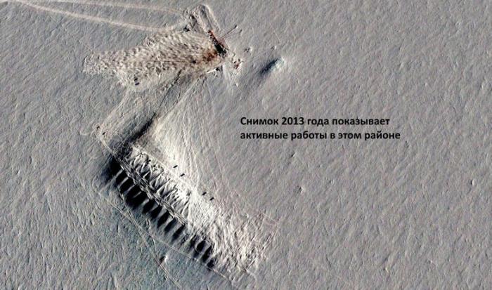 На картах Google Earth в Антарктиде нашли ряд странных идентичных объектов (6 фото) На картах Google Earth в Антарктиде нашли ряд странных идентичных объектов (6 фото)