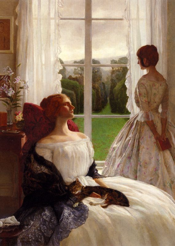 Страсть её таилась молча... Британский художник Leonard Campbell Taylor (1874 - 1969)