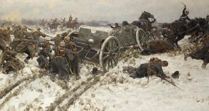 «Боевое столкновение». (1915). Автор: Иван Владимиров. «Боевое столкновение». (1915). Автор: Иван Владимиров.