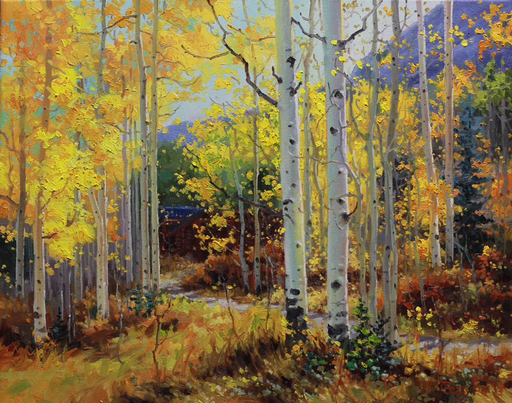 Gary Kim. Aspen Cabin