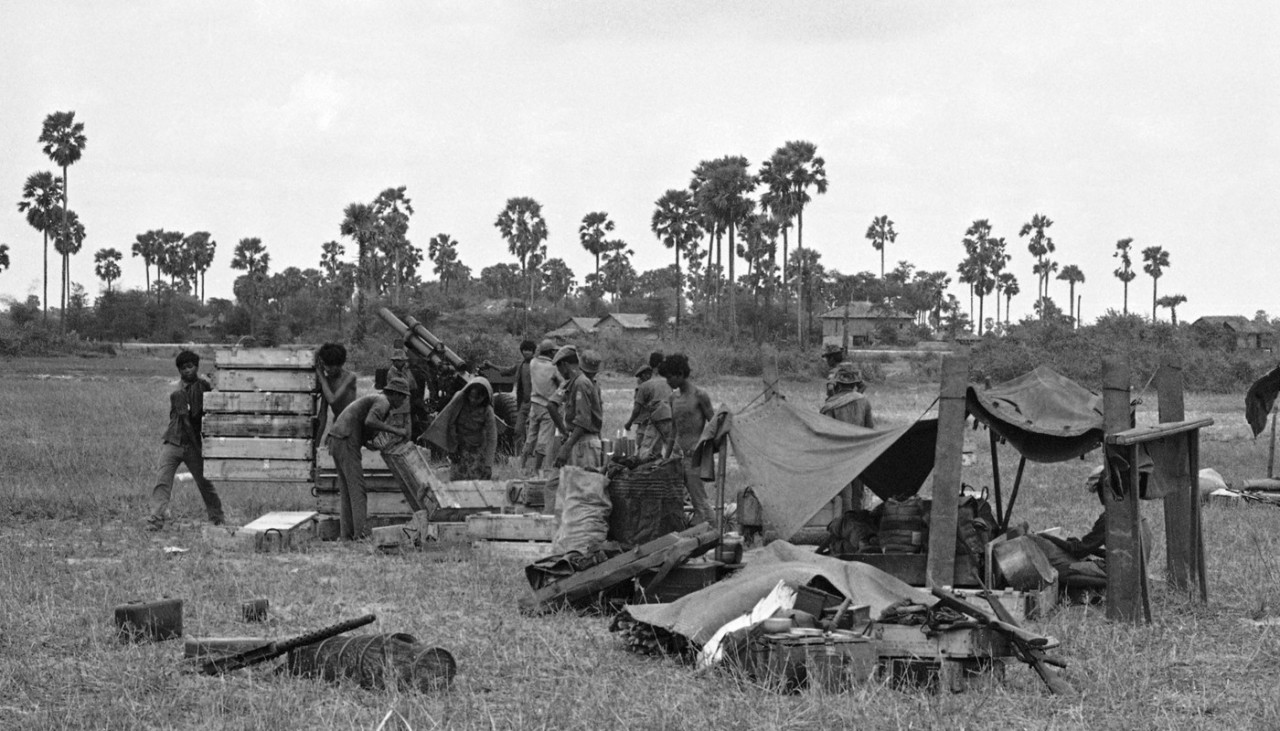 <p>Камбоджийские военные. </p>