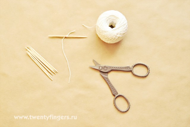 Свечи в ореховой скорлупке