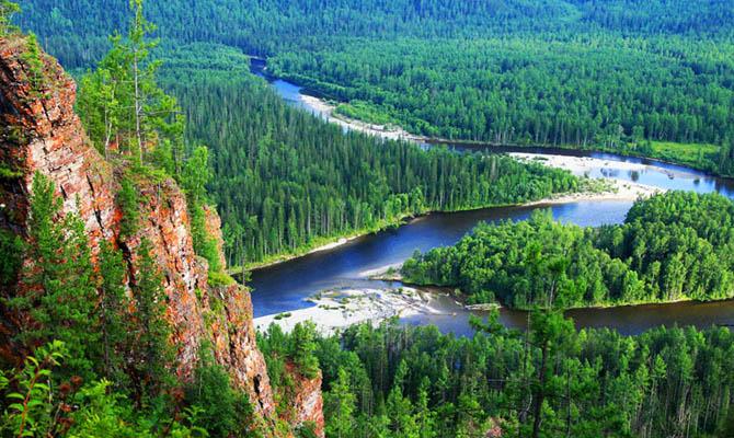 Кислород в России, Сибирь фотография леса, Интересные факты о Странах Мира