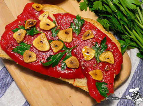 Запеченный маринованный перец