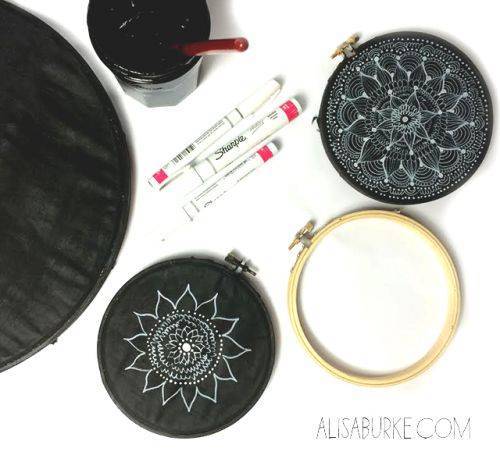 Hoop art - новое увлечение рукодельниц! Hoop art - новое увлечение рукодельниц!