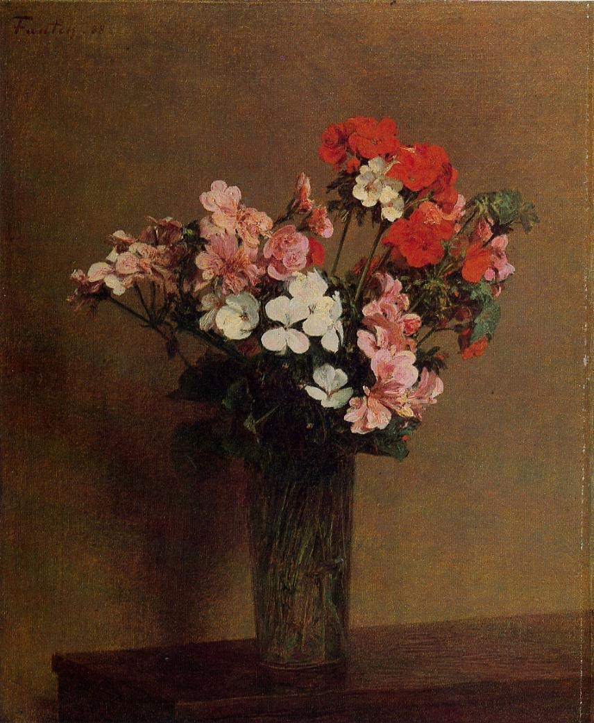 Изящество неяркого букета... Французский художник Henri Fantin-Latour