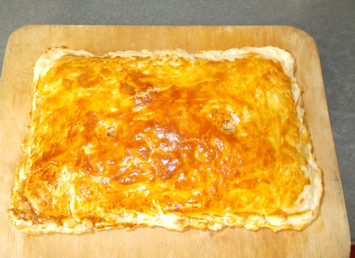 Пирог мужскими руками. Еда, Рецепт, Мат, Длиннопост, Пирог, Консервы