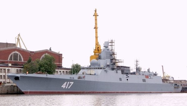 Испытания фрегата "Адмирал Горшков" возобновятся после праздников