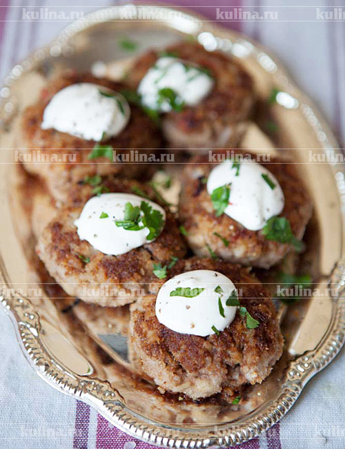 Котлеты с рисом и овощами