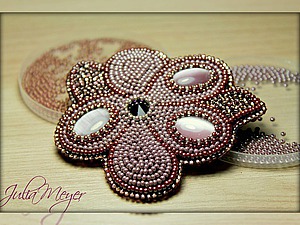 Вышиваем брошь «Сиреневый цветок» | Ярмарка Мастеров - ручная работа, handmade Вышиваем брошь «Сиреневый цветок» | Ярмарка Мастеров - ручная работа, handmade
