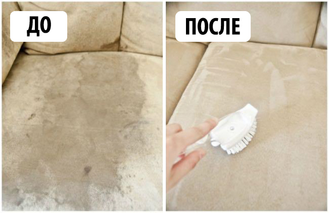 Как чистить диван в домашних условиях содой и уксусом