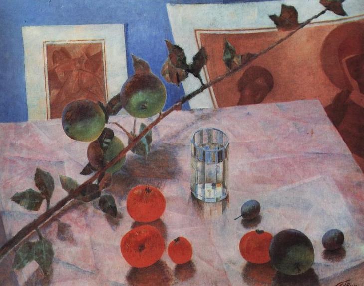 Петров-Водкин. "Розовый натюрморт". 1918