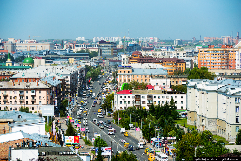 Омску 300 лет. Виды города с высоты