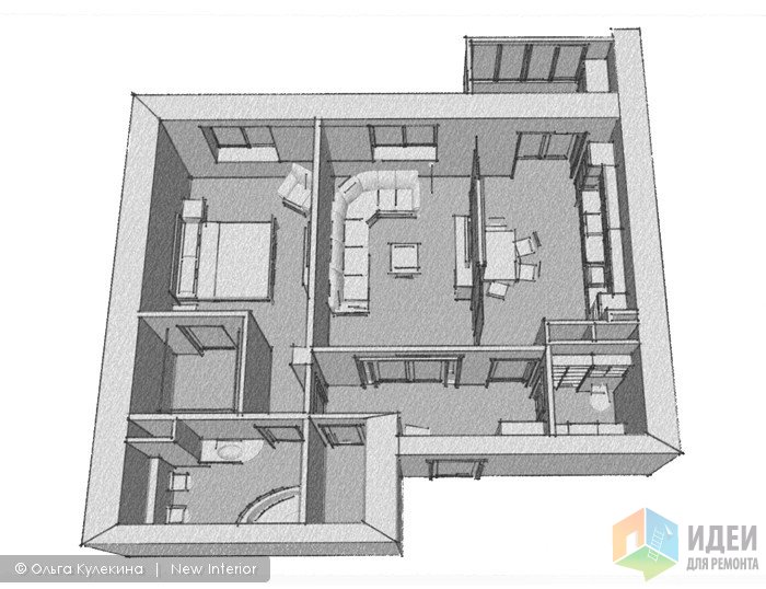 Квартира на пр. Есенина 76 кв.м. Квартира на пр. Есенина 76 кв.м.