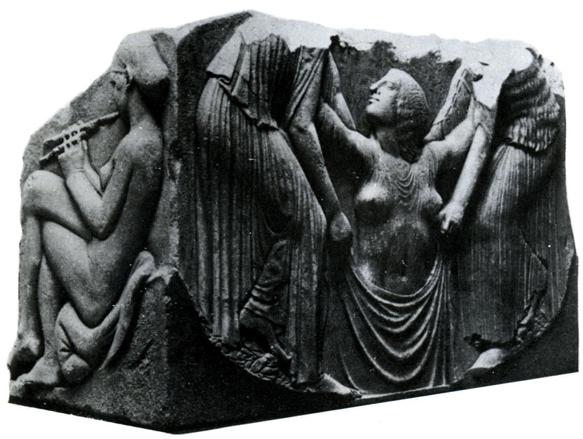96. Рождение Афродиты - трон Людовизи. 475-450 гг. до н. э. Рим. Национальный музей (музей Терм)