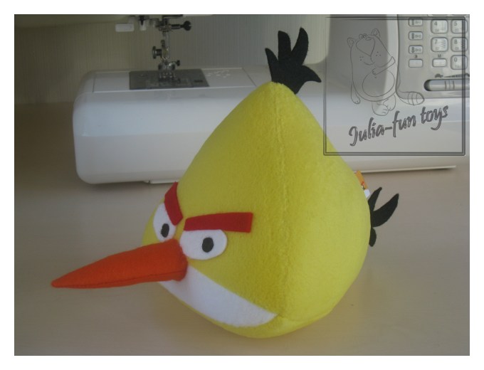 Елочная игрушка из ткани своими руками. Angry Birds. Мастер-класс с пошаговыми фото