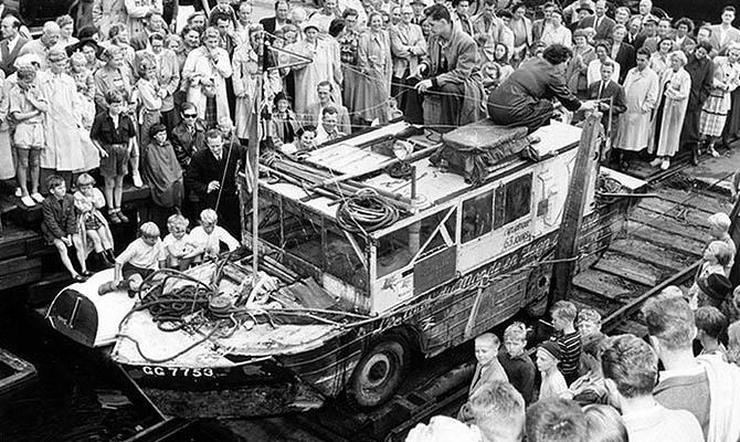 Интересные факты о путешествиях, Бен Карлин, Автомобиль Амфибия