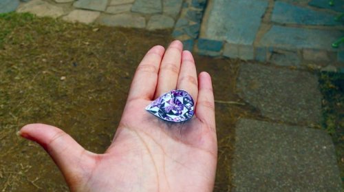 Художница создаёт трёхмерные рисунки, используя вместо холста свою руку