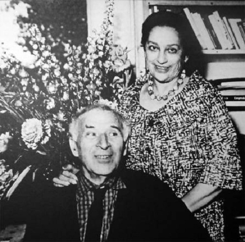 Марк Шагал с Валентиной. Марк Шагал с Валентиной.