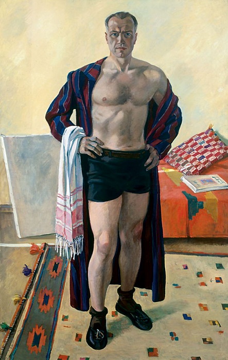Александр Дейнека. Автопортрет. Александр Дейнека. Автопортрет.