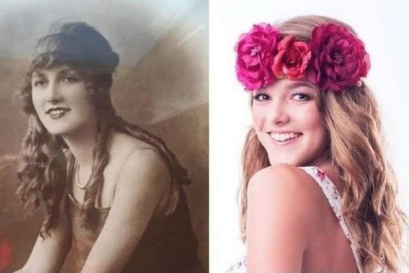 6. Фото с разницей в 87 лет: прабабушка и правнучка 6. Фото с разницей в 87 лет: прабабушка и правнучка дети, неожиданно, подборка, родители, семья, сравнение, тогда и сейчас, фото