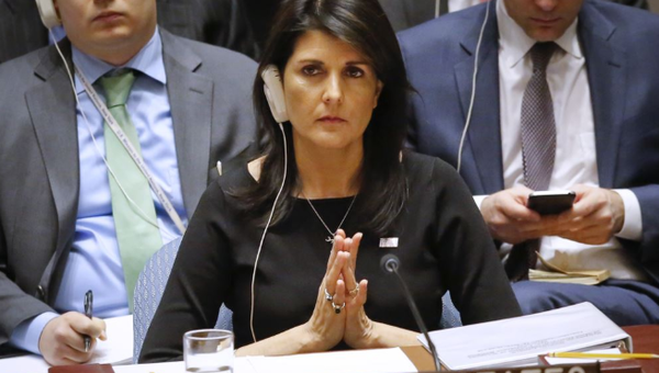 Постпред США в ООН Никки Хели заявила, что Россия пользуется "тактикой трусов" в Сирии Постпред США в ООН Никки Хели заявила, что Россия пользуется "тактикой трусов" в Сирии