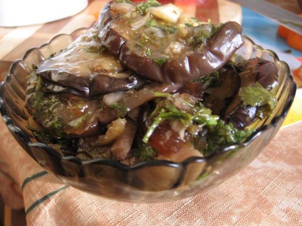 Маринованные баклажаны- вкусная закуска