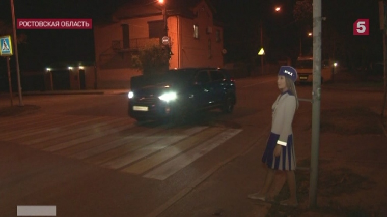 Ростовских водителей испугали макеты школьницы вдоль дорог