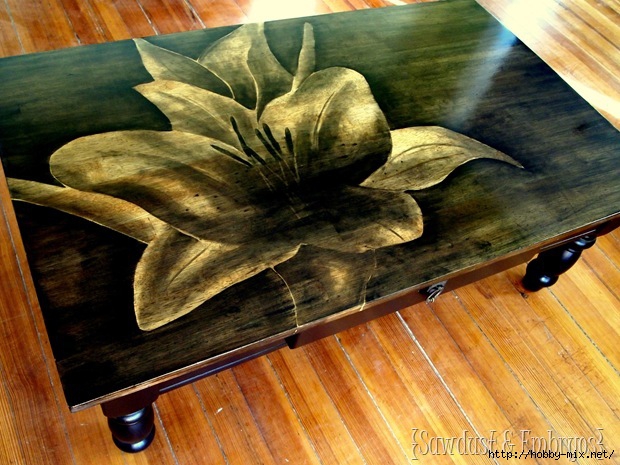 Artwork using Wood Stain {Sawdust and Embryos}_thumb (620x465, 217Kb)