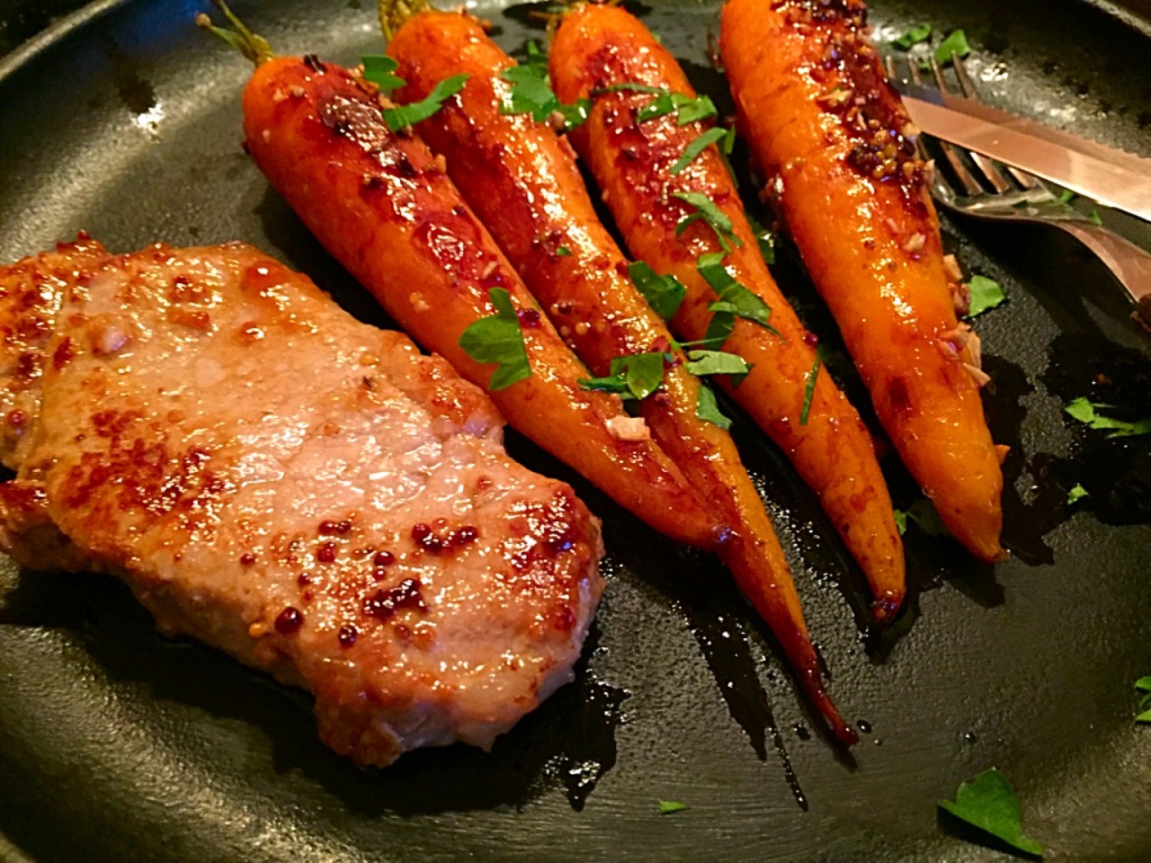 Морковка в глазури