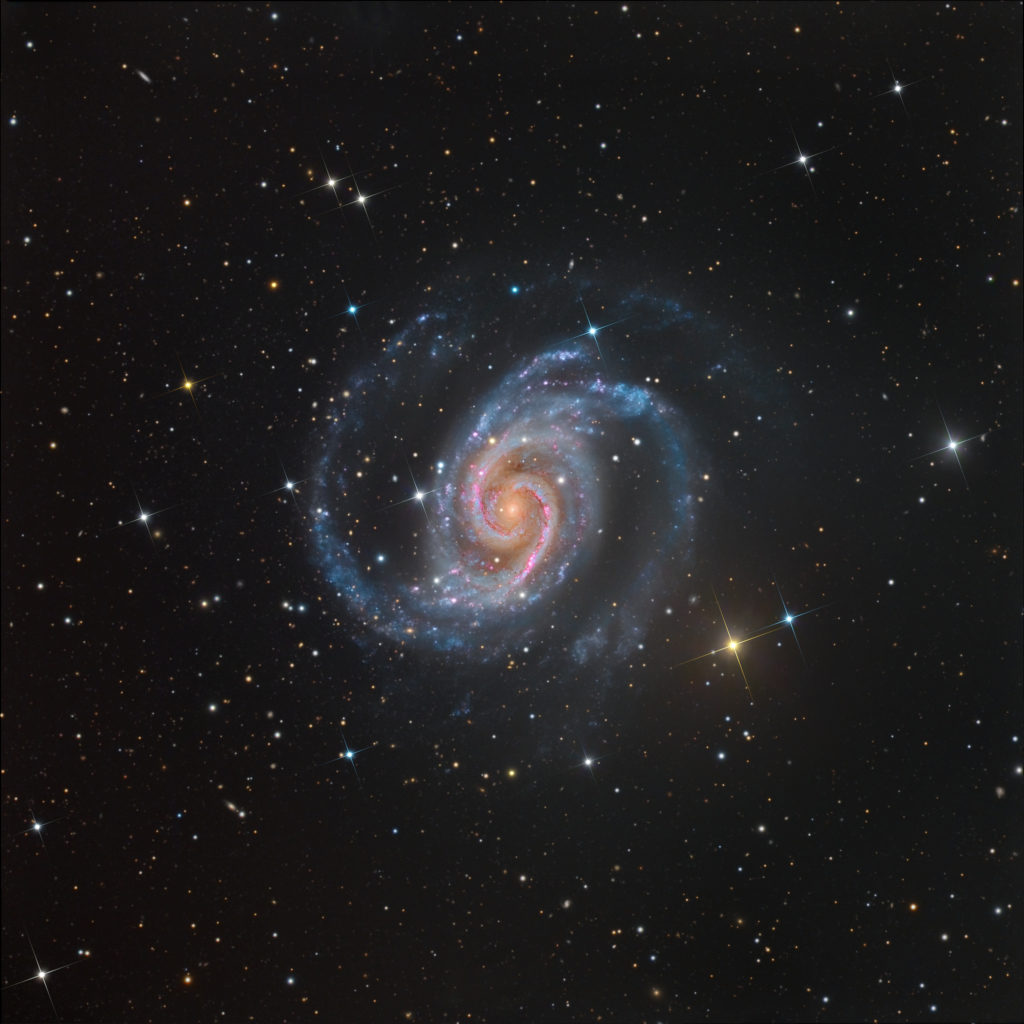 NGC 1566: спиральная галактика испанской танцовщицы
