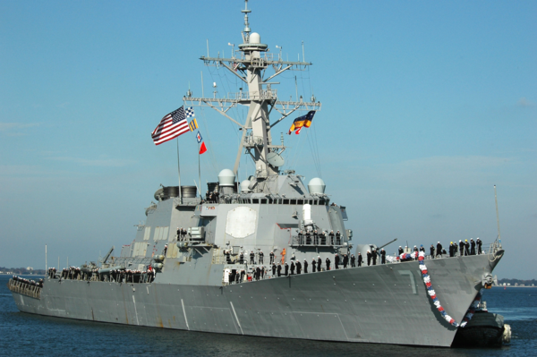 Ракетный эсминец USS Ross. Источник изображения: https://m.ziuaconstanta.ro