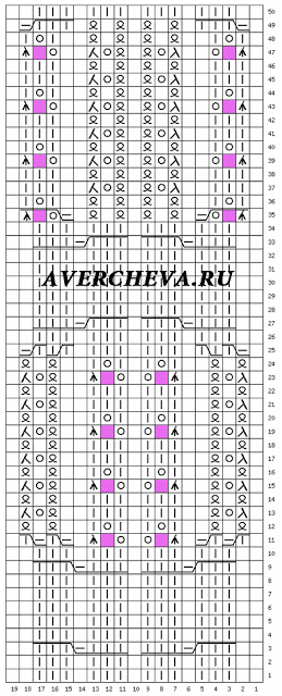 Красивые японские узоры спицами 4