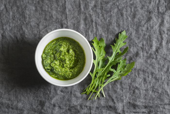 Лимонный соус с рукколой. Фото: foodandmood.com.ua. Лимонный соус с рукколой. Фото: foodandmood.com.ua.