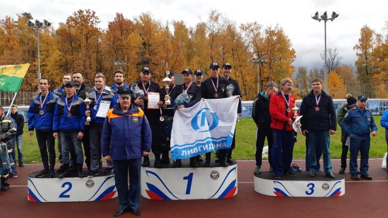 Соревнования по пожарно-спасательному спорту среди ДПО. Фото: МЧС